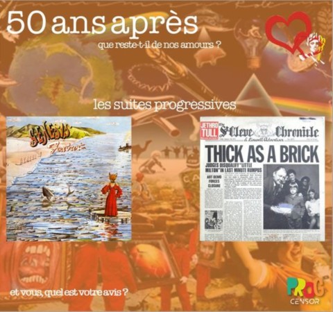 50 ans : Supper’s Ready (1972) – Thick as a Brick (1972)