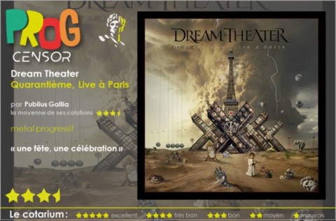 Publius Gallia Dream Theater - Quarantième, Live à Paris